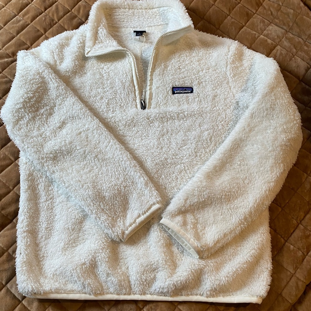 Patagonia white fleece
